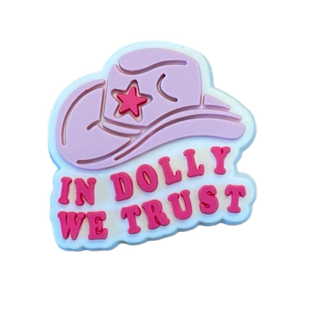 In Dolly We Trust Croc Charm